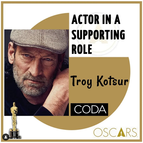 Найкраща чоловіча роль другого плану: Трой Коцур - CODA: У ритмі серця Найкраща чоловіча роль другого плану: Трой Коцур - CODA: У ритмі серця