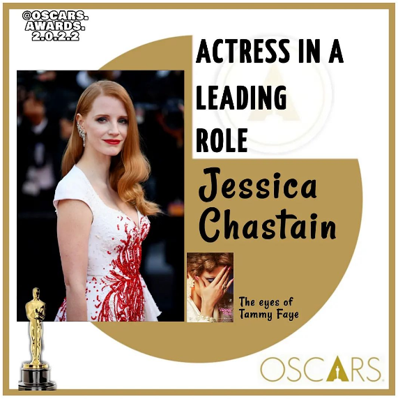 Найкраща жіноча роль: Джессіка Честейн - Очі Таммі Фей Найкраща жіноча роль: Джессіка Честейн - Очі Таммі Фей