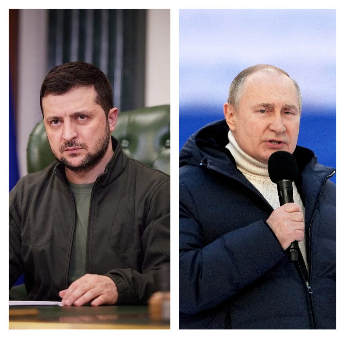 Фото Зеленского И Путина