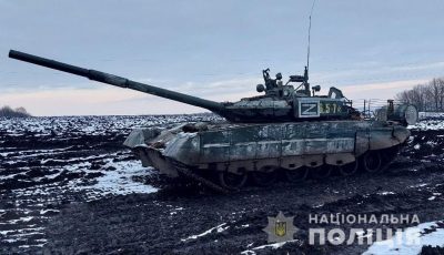 Ворожа техніка палає: копи на Харківщині похвалилися знищенням танків РФ