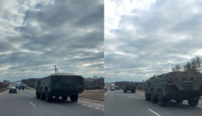 У Білорусі спостерігається активний рух військової техніки і російських найманців