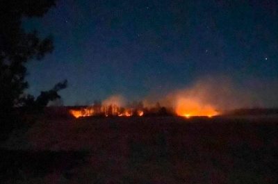 На території Білорусі впав підбитий над Україною військовий літак РФ-очевидці