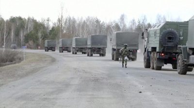 российские военные в Киевской области