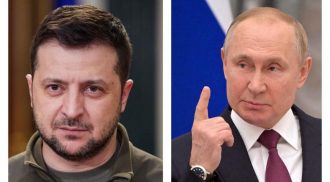 Путин, Зеленский 