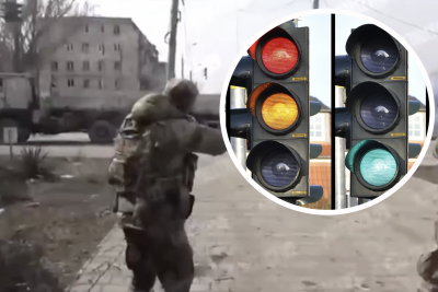 Кадирівці в Україні вступили в "запеклий бій" зі світлофором