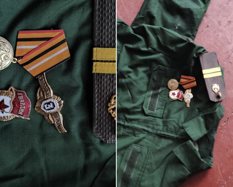 Хотели пройти парадом по Крещатику: оккупанты везли с собой в Украину парадную форму с медалями