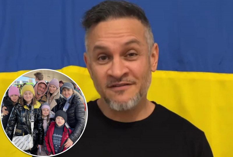 "Моє серце болить за Україну": Ектор Хіменес-Браво допомагає українським біженцям у Варшаві