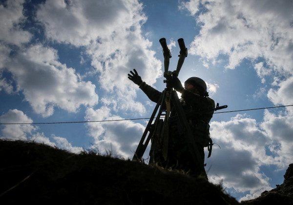 Украинские военные в Киевской области
