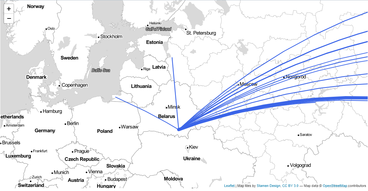 Орки відправляють награбоване у РФ: карта перекидання накраденого в Україні