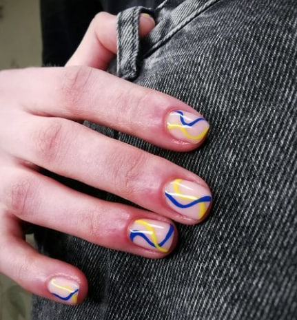 Патриотический маникюр 2022 Патриотический маникюр 2022