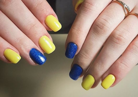 Патриотический маникюр 2022 Патриотический маникюр 2022
