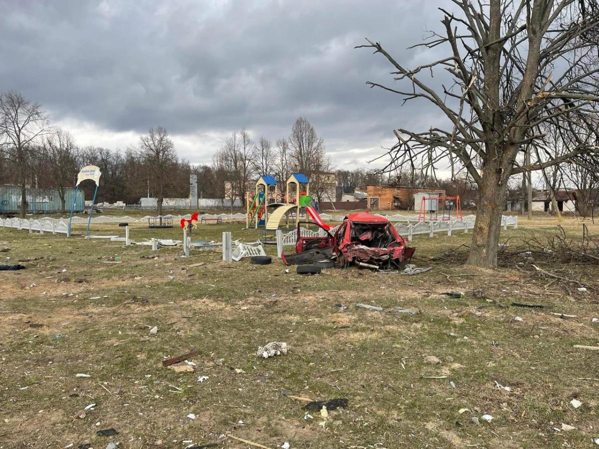 Чернігів після обстрілів російських окупантів Чернігів після обстрілів російських окупантів