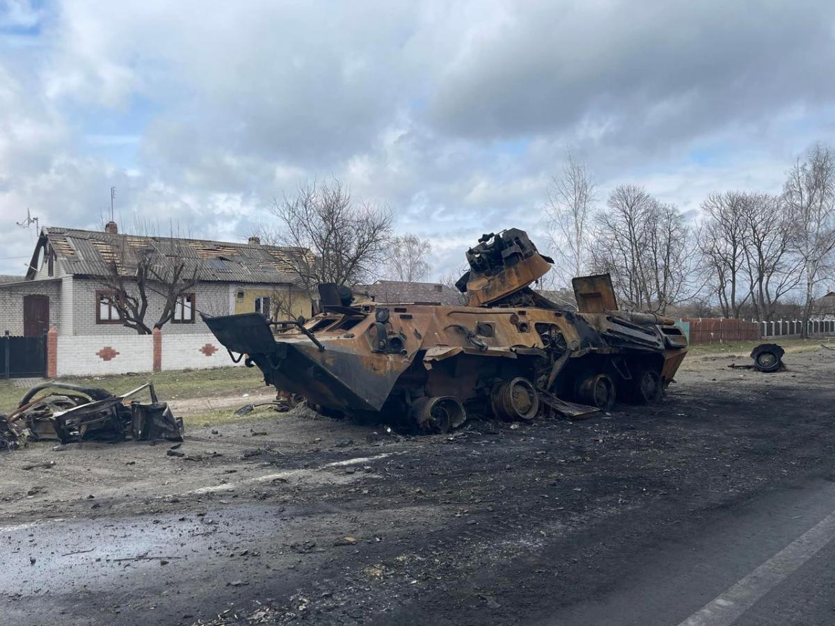 Чернігів після обстрілів російських окупантів Чернігів після обстрілів російських окупантів