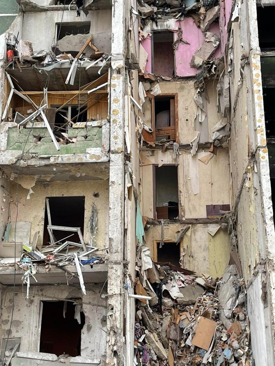 Чернігів після обстрілів російських окупантів Чернігів після обстрілів російських окупантів