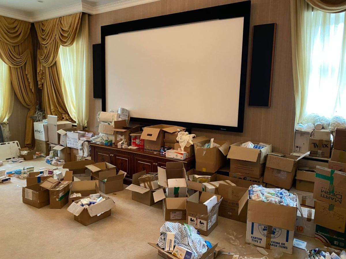 У палаці Пінчука розмістився штаб військових медиків