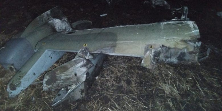 Сбитый вертолет Ка-52