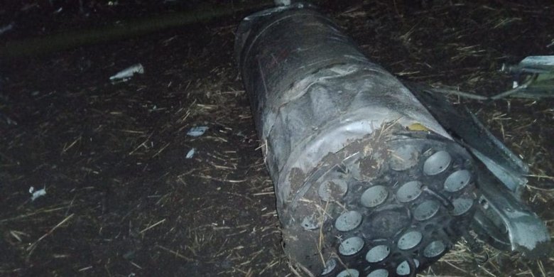 Сбитый вертолет Ка-52