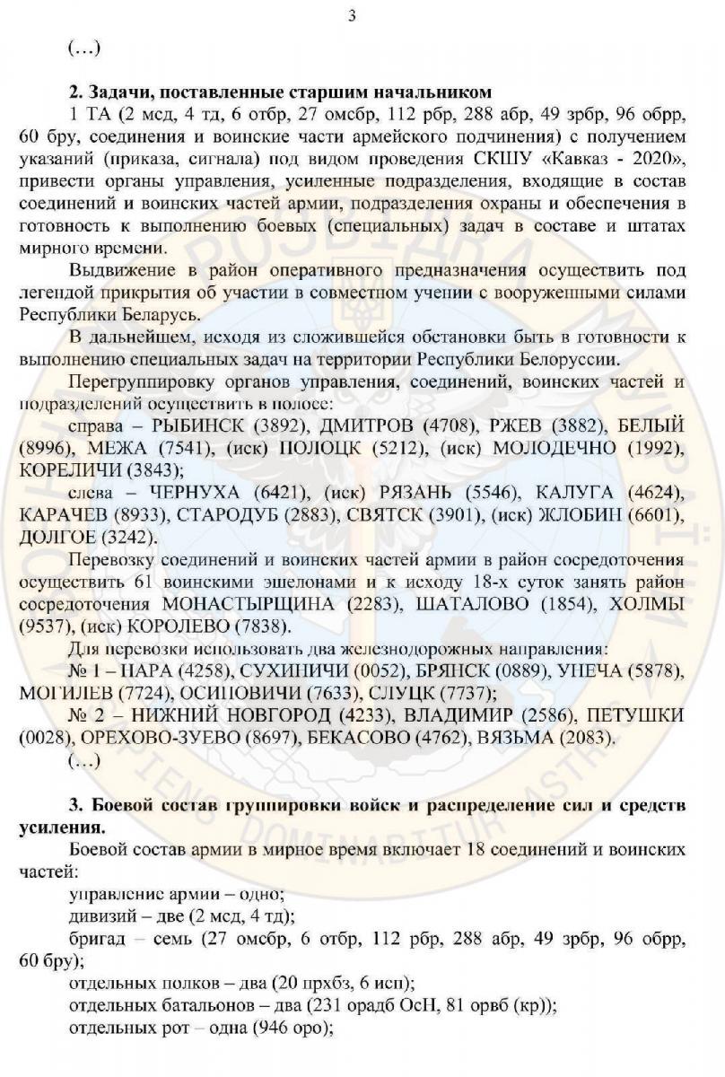 Армія Росії планувала військове вторгнення в Білорусь – документи
