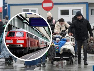 поезд, украина, европа, ес, беженцы