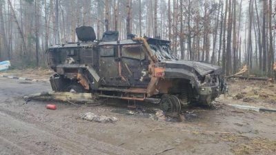 Київщину Нацгвардія зачищає від окупантів: знищила орків разом з бронетехнікою