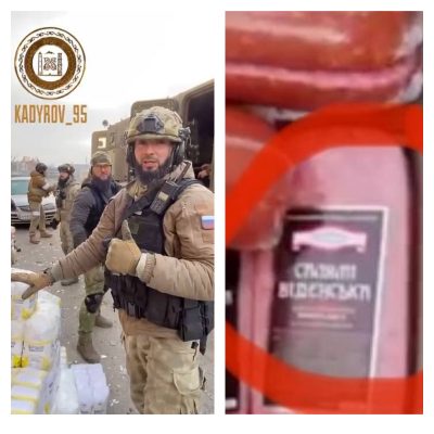 "Кадирівці" розграбували українські конвої та роздавали гуманітарку нібито "від Рамзана та його мами"