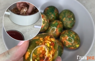 Как сделать мраморные яйца на Пасху - рецепт, который 'разрывает' Tik-Tok