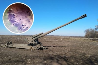 Передали "гарячий привіт" з неба: ЗСУ знищили батарею російських гаубиць Мста-Б