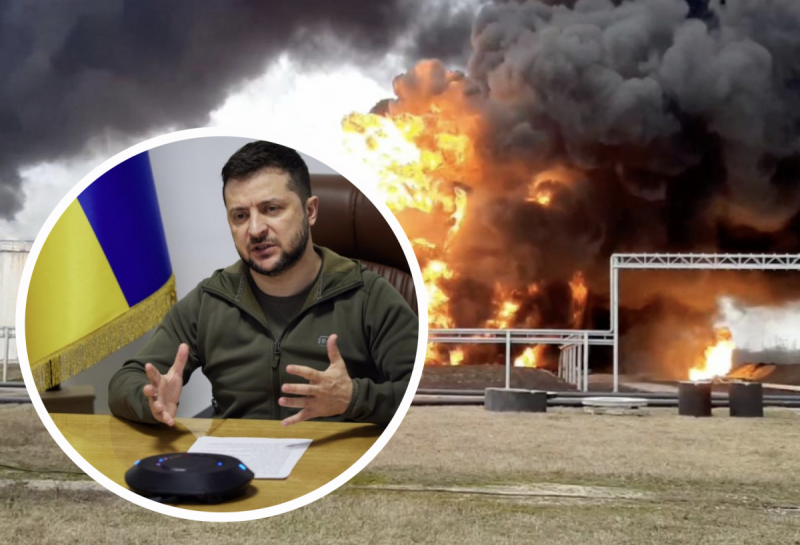 Вибух нафтобази в Бєлгороді: Зеленський розповів, чи причетна Україна