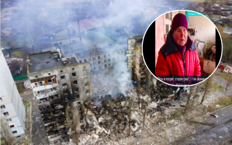 "Убийте мене, але я не полізу!": пенсіонерка розповіла, як окупанти звірствували в Бородянці