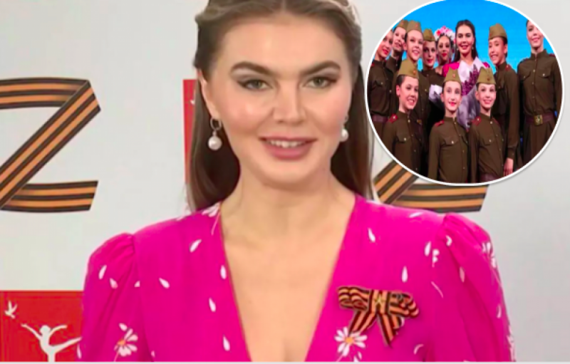 В платье за 47 тыс. и с георгиевской лентой: любовница Путина вышла в свет и пожаловалась на санкции