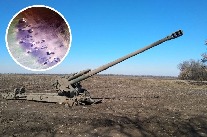 Передали "гарячий привіт" з неба: ЗСУ знищили батарею російських гаубиць Мста-Б