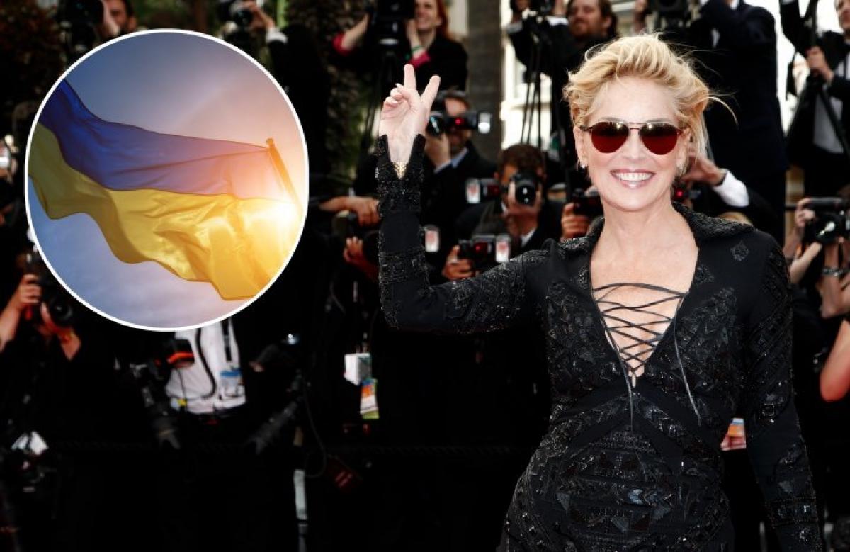 Шерон Стоун: общение с украинскими коллегами