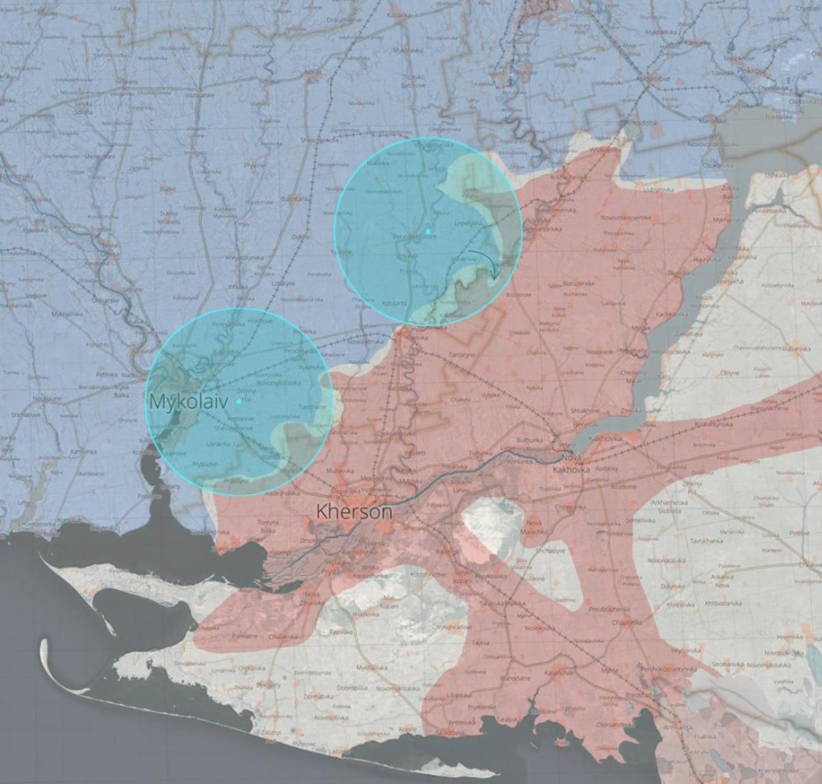 Радіус дії MLRS Радіус дії MLRS