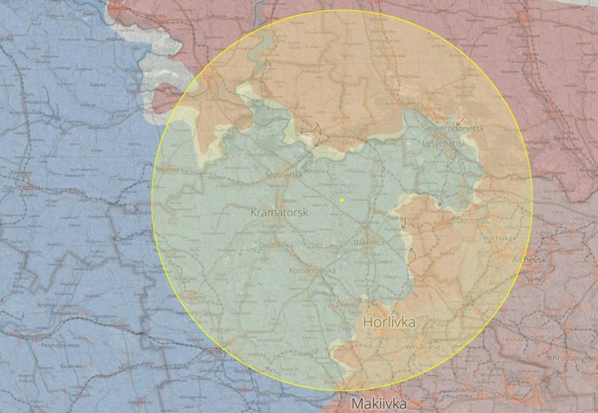 Радіус дії MLRS Радіус дії MLRS