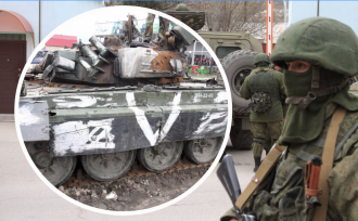 военные рф, танк рф, война в Украине