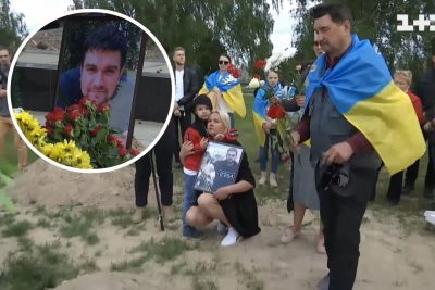 Воював без обох ніг на протезах: в Бучі лише на 80-й день попрощалися з першим загиблим захисником