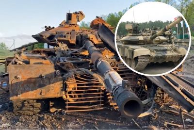 ТРО знищила на Харківщині російський танк Т-90М, який раніше розстріляв колону з цивільними