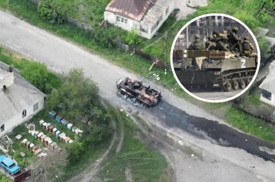 ЗСУ "пошматували" ворожу броньовану техніку разом з екіпажем