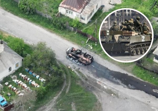 ЗСУ "пошматували" ворожу броньовану техніку разом з екіпажем