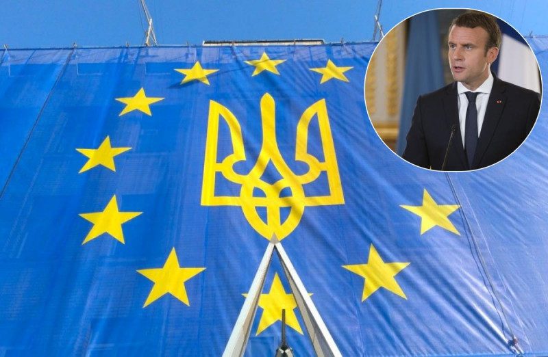 Макрон дивно відповів на членство України в ЄС