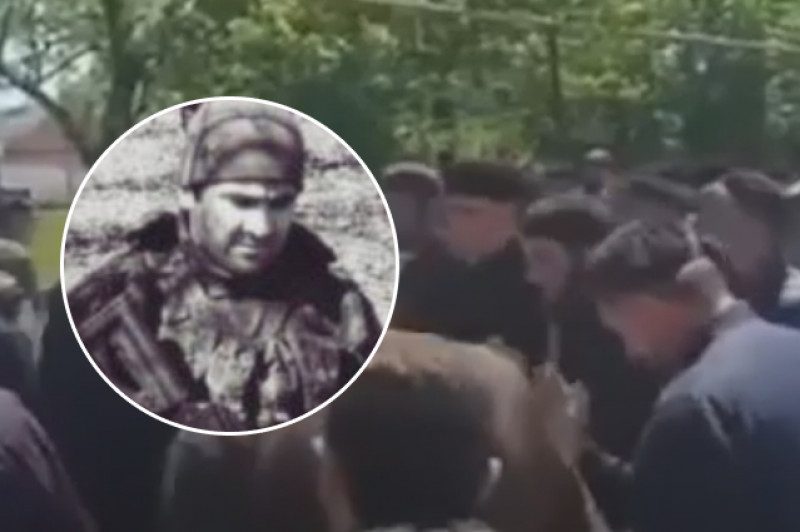 Місцеві завзято танцювали: відео з похорону загиблого в Україні племінника замміністра оборони РФ