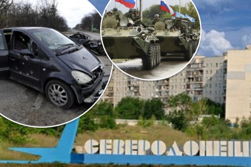 Рашисты обстреливают все машины, которые едут из Северодонецка: город хотят захватить