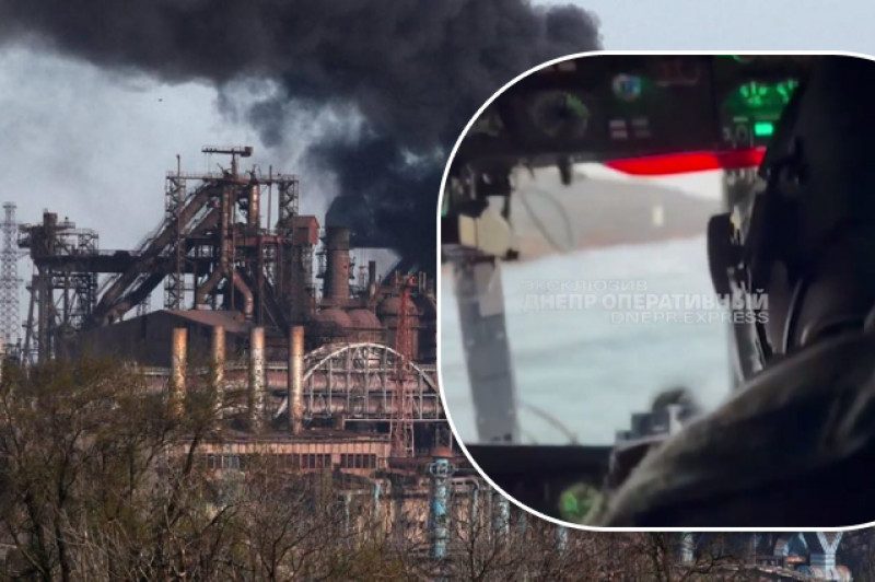 Українські пілоти героїчно прорвали блокаду Маріуполя: з'явилось унікальне відео з гелікоптера