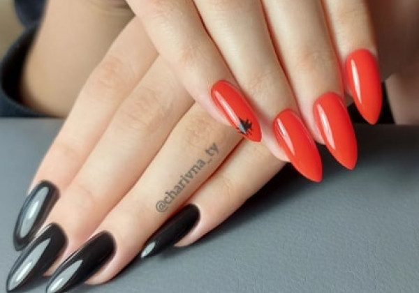 Гарний червоний манікюр 2022 Гарний червоний манікюр 2022