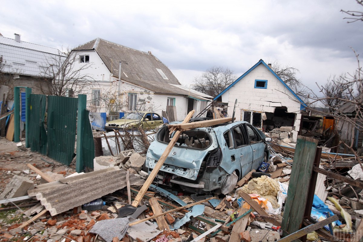 Село Андріївка в Бучанському районі на Київщині після російської окупації Село Андріївка в Бучанському районі на Київщині після російської окупації