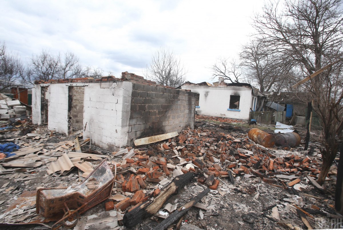 Село Андріївка в Бучанському районі на Київщині після російської окупації Село Андріївка в Бучанському районі на Київщині після російської окупації