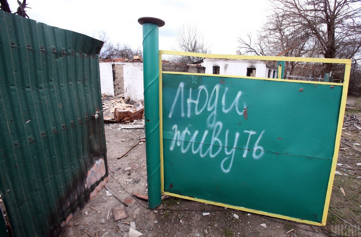 Село Андріївка в Бучанському районі на Київщині після російської окупації Село Андріївка в Бучанському районі на Київщині після російської окупації