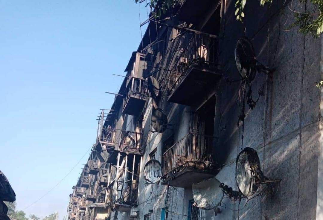 Наслідки російських обстрілів на Луганщині