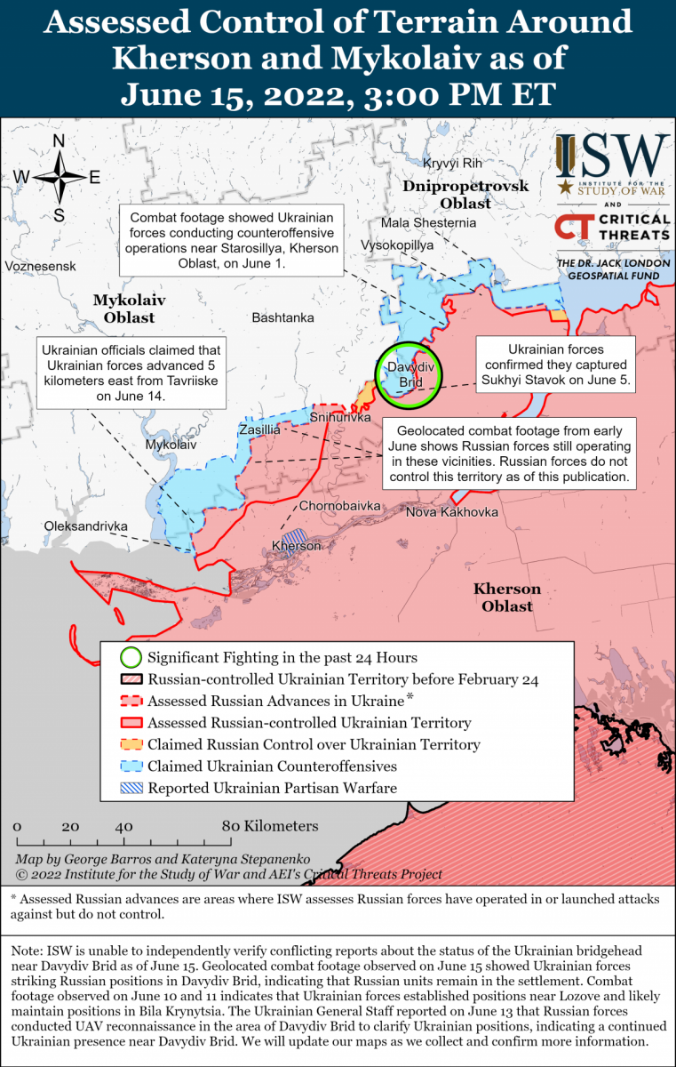 Сопротивление Украины и угроза морской блокады на Юге ломают планы России - ISW