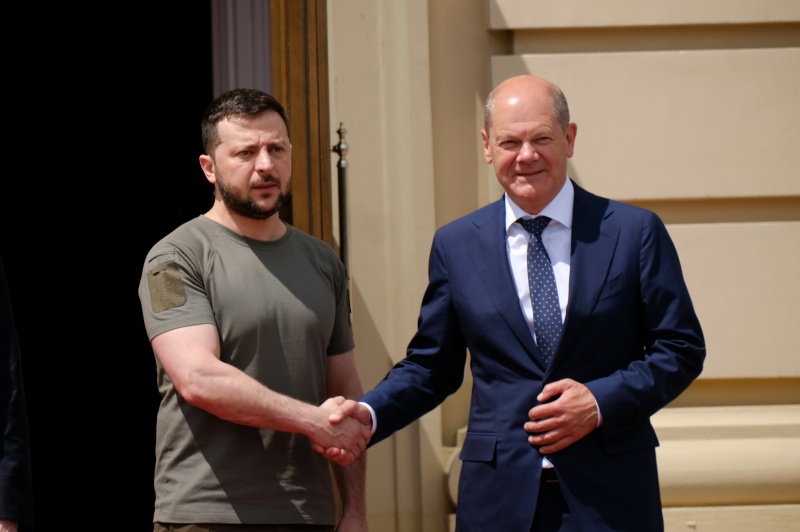 Зеленский и Шольц